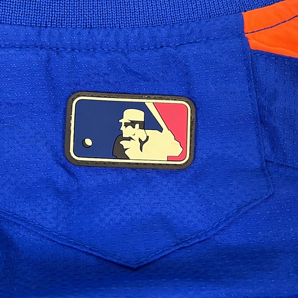 Majestic Cooperstown Collection MLB NY Mets Quarter-Zip Pullover - Picture 5 of 6